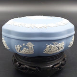 Wedgwood - Blue Jasper Ware - Round Lidded Dish