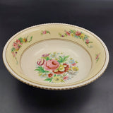 Simpsons Ambassador Ware - Floral Sprays with Light Yellow Band - Serving Bowl