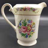 Simpsons Ambassador Ware - Floral Sprays with Light Yellow Band - Large Jug