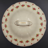 Royal Doulton - D6055 Red Rose Garland - Lid for Serving Dish