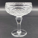 Edinburgh Crystal - Crisscross Fans - Footed Dessert Glass