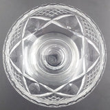Edinburgh Crystal - Crisscross Fans - Footed Dessert Glass