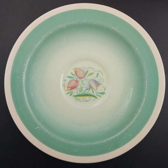 Susie Cooper - Dresden Spray, Blue/Green 1017 - Saucer