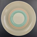 Susie Cooper - Banding, Blue 698 - Soup Bowl and Saucer