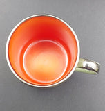 Susie Cooper - Celadon Green with Orange Interior 527 - Demitasse Cup