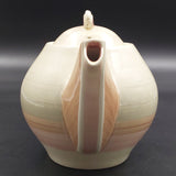 Susie Cooper - Banding, Pink 699 - Teapot, 1 litre