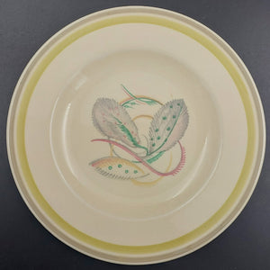 Susie Cooper - Leaves with Green and Grey Band - Side Plate, Small