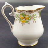 Salisbury - Yellow Roses and Green Shields - Milk Jug