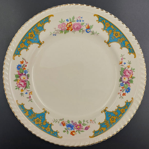 Johnson Brothers - Floral Sprays and Teal Shields - Salad Plate