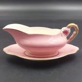 Royal Winton - Petunia, Pink - Sauce Jug and Saucer