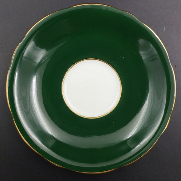 Aynsley - Dark Green - Saucer