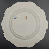 Royal Doulton - Floral Spray with Blue and Gold Rim - Display Plate