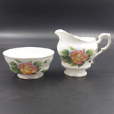 Royal Standard - Yellow-Pink Roses - 21-piece Tea Set