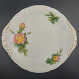 Royal Standard - Yellow-Pink Roses - 21-piece Tea Set