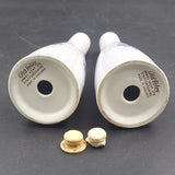 James Kent - Retro Blue and Purple Flowers - Salt and Pepper Shakers