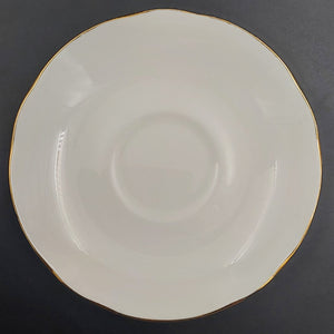 Crown Trent - White - Saucer