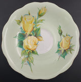 Royal Standard - Yellow Roses on Green - Saucer