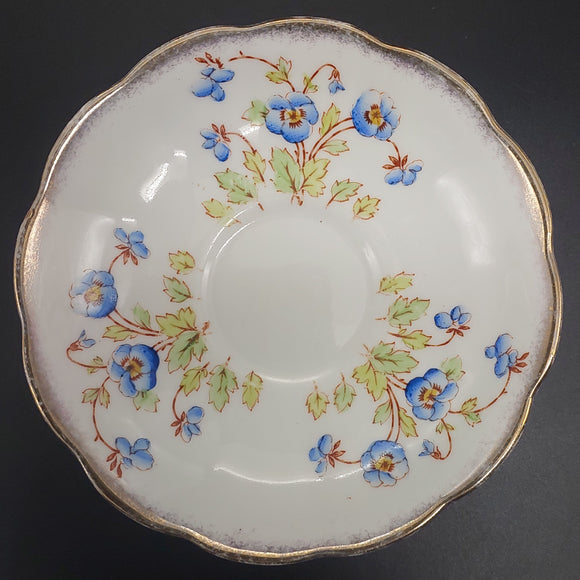 Royal Albert - Blue Pansies A - Saucer