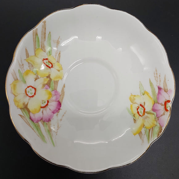 Royal Albert - Narcissus, Yellow and Pink - Saucer