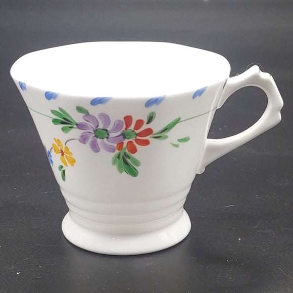 Tuscan - Hand-painted Colourful Flowers - Cup