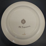 Royal Doulton - Dickens Ware: Mr Squeers, D8973 - Display Plate