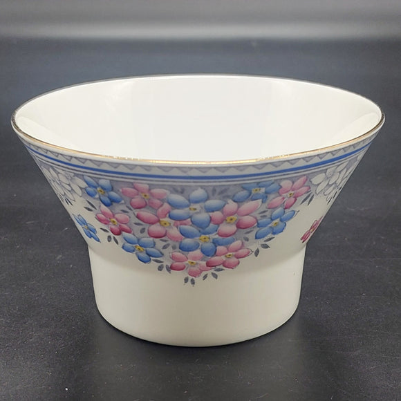 Royal Albert - White, Blue and Pink Flowers - Sugar Bowl