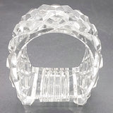 Crystal Napkin Ring - Oval-shaped