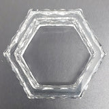 Crystal Napkin Ring - Hexagon-shaped