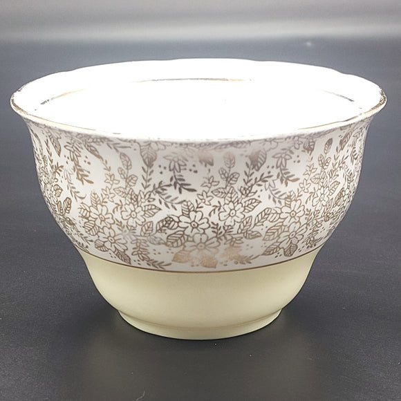 Colclough - Gold Filigree Band with Yellow - Sugar Bowl