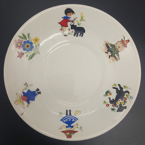 Crown Lynn - Nursery Rhymes - Saucer
