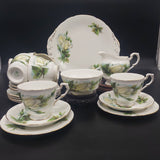 Royal Standard - White Roses - 21-piece Tea Set
