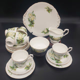 Royal Standard - White Roses - 21-piece Tea Set