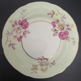 Hammersley - Blossom on Green Band - Side Plate