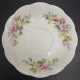 Royal Albert - Moss Rose - Saucer, Petalled Rim