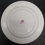 Heatherly - Floral Spray with Heavy Gold Rim - Display Plate