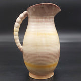 Shorter & Son - Shades of Brown - Ribbed Art Deco Jug
