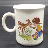 Crown Lynn - Girl with Deer - Mug