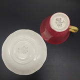 Royal Winton - Petunia, Mottled Red - Duo