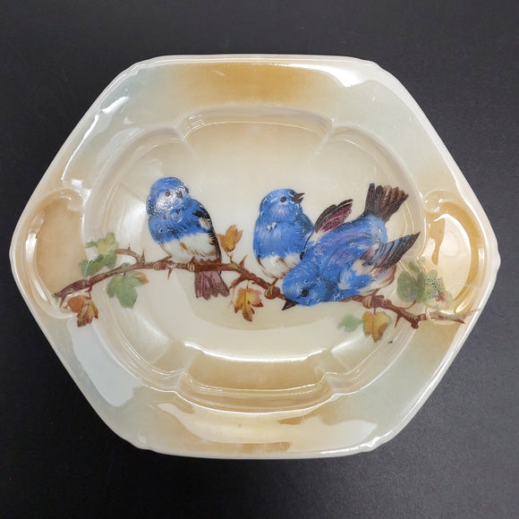 Victoria - Blue Birds - Condiment/Trinket Dish