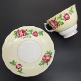 Colclough - Red Roses on Yellow Band - Trio