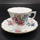 Colclough - Red, Yellow and Blue Flowers - Duo