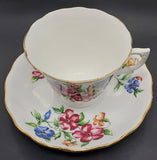 Colclough - Red, Yellow and Blue Flowers - Duo