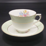 Royal Vale - Floral Spray with Green Band, B - Duo