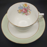 Royal Vale - Floral Spray with Green Band, B - Duo