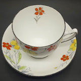 Melba - Yellow and Red Flowers - Duo