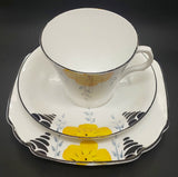 Melba - Yellow Flower - Trio