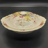 Crown Ducal - Colourful Flowers - Lidded Serving Dish