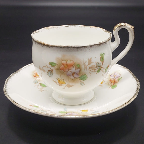 Salisbury - Orange and Purple Flowers - Duo