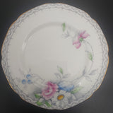 Paragon - White, Blue and Pink Flowers, X3045 - Side Plate