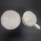 Paragon - White, Blue and Pink Flowers, X3045 - 18-piece Tea Set